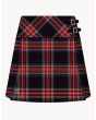 black stewart tartan skirt
