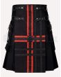 Black Utility Modern Kilt