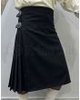 Black Wool Kilt