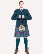 Dark Green Jacket Argyll Kilt Outfit