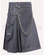 Dark Grey Utility Kilt