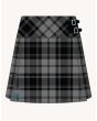 Douglas Grey Tartan Kilt For Women