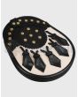 Hunting Sporran Black Leather
