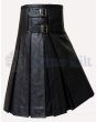 scottish leather kilt
