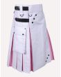 White And Pink Kilt