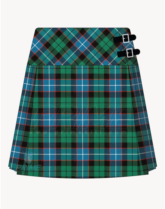 Ancient Galbraith Tartan Kilt For Women