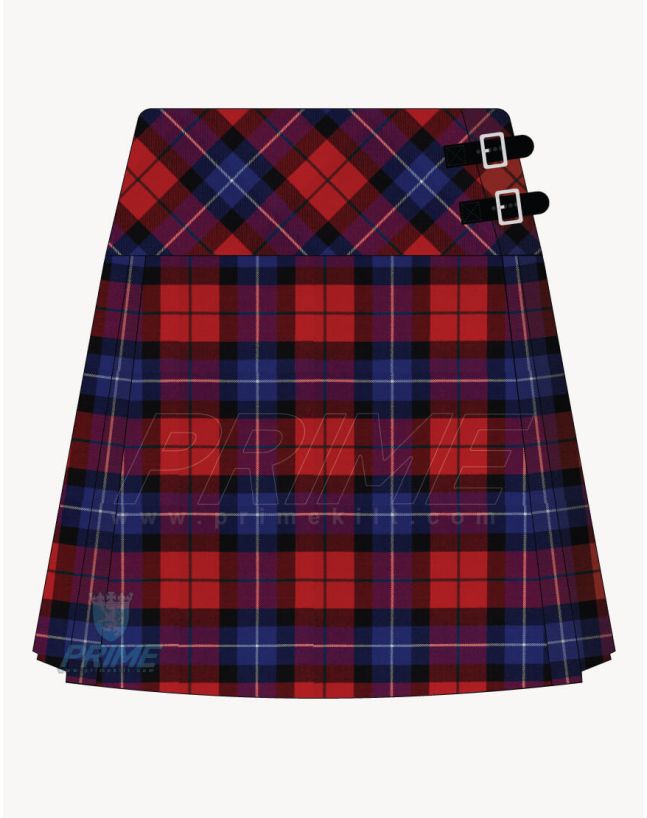 Baillie Modern Tartan Kilt For Women