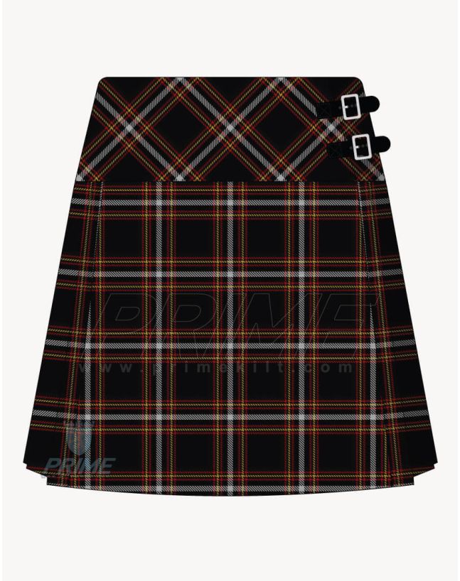 Black Country Tartan Kilt For Women