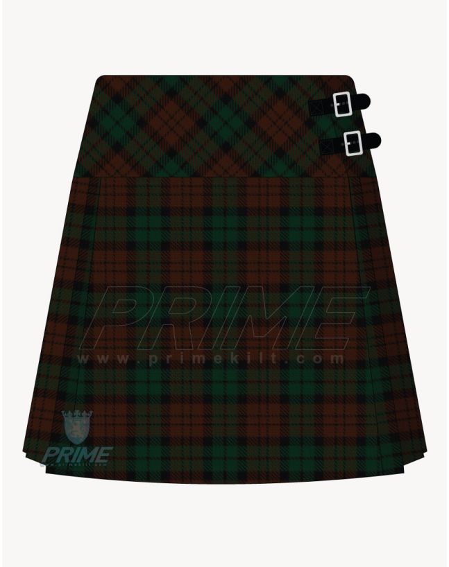 Brown Watch Tartan Kilt For Women
