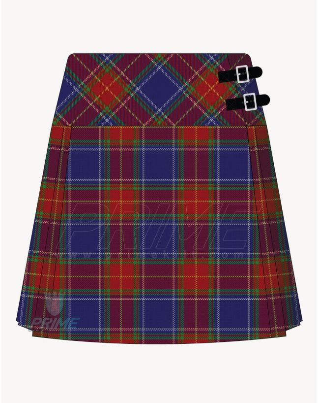 Chinese Scottish Tartan Kilt For Women