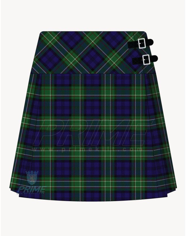 Clan Allen Tartan Kilt For Women