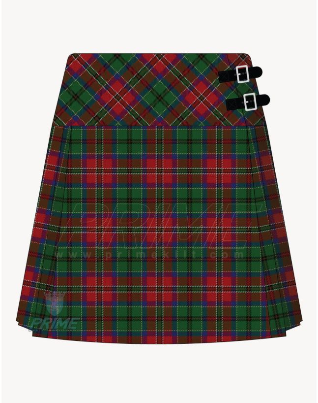 Clan McCulloch Tartan Kilt For Women