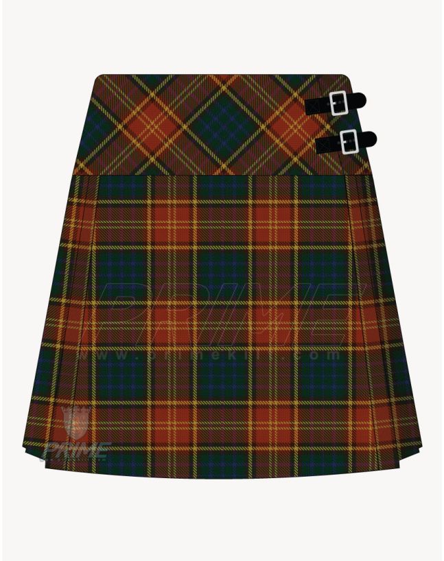 County Roscommon Tartan Kilt For Women