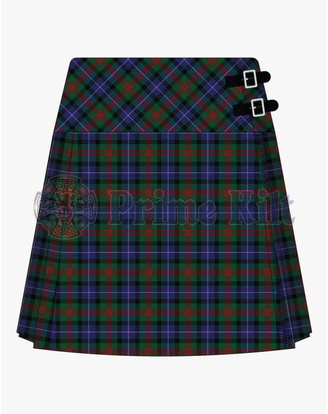 Curry Tartan Kilt For Women