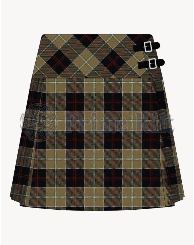 Dunlop Hunting Modern Tartan Kilt For Women