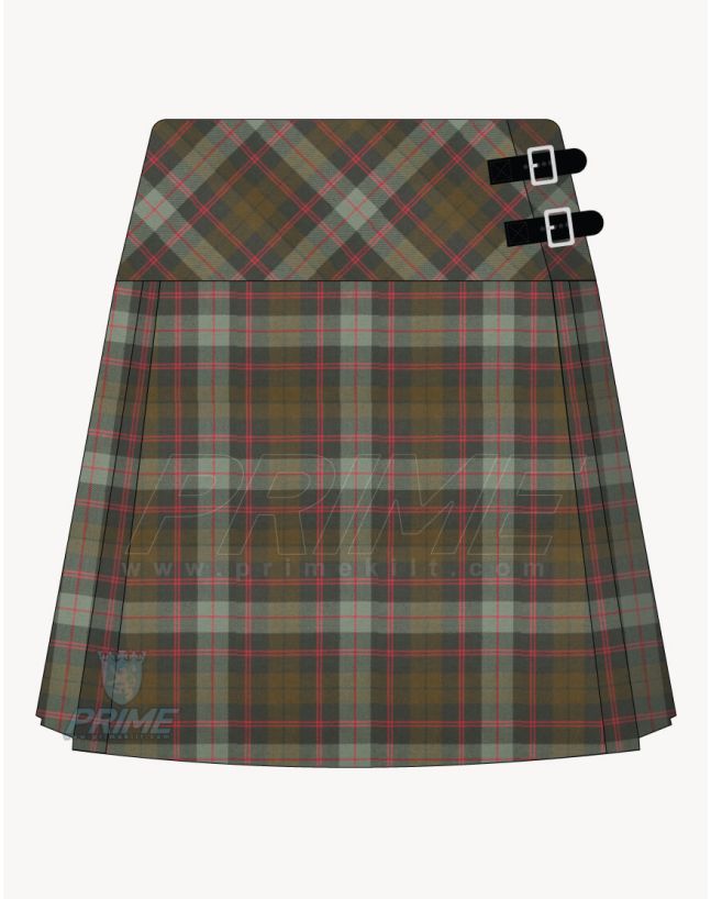 Guthrie Weathered Tartan Kilt for Women