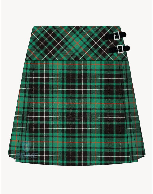 MacAulay Hunting Ancient Tartan Kilt for Women