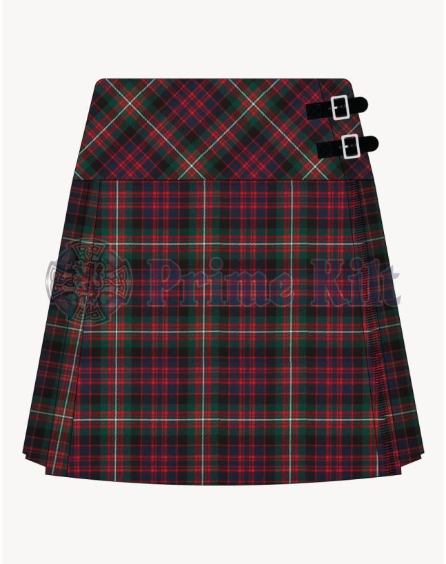 Macdonnell Of Glengarry Modern Tartan Kilt For Women