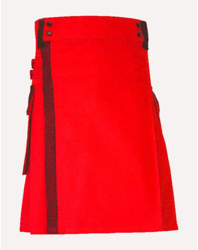 Mesh Styled Pocket Hybrid Utility Kilt