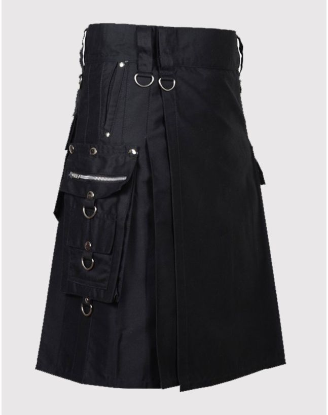 Punk Rock Utility Kilt For Men