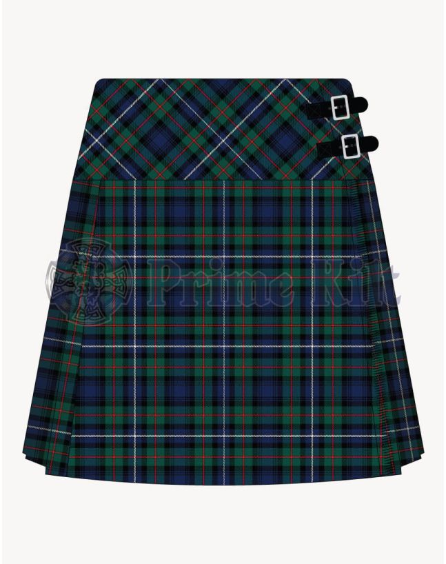 Robertson Hunting Modern Tartan Kilt For Women