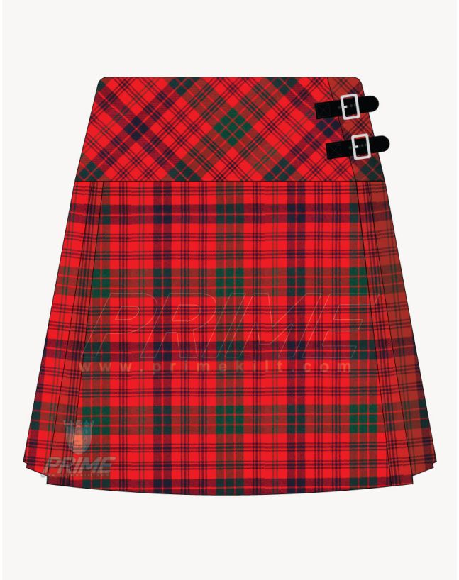 Ross Red Tartan Kilt For Women