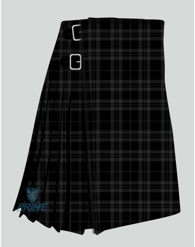 Spirit of Glyndwr Grey Tartan Kilt