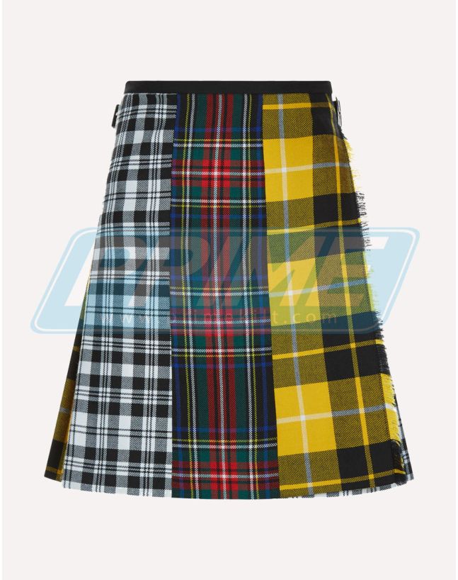 Womens Multiple Tartan Kilt