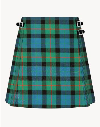 Ancient Gunn Tartan Kilt For Women