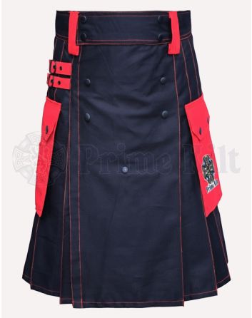 black and red kilt