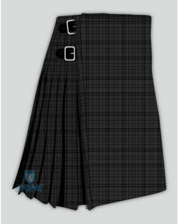 Black Shadow Tartan Kilt