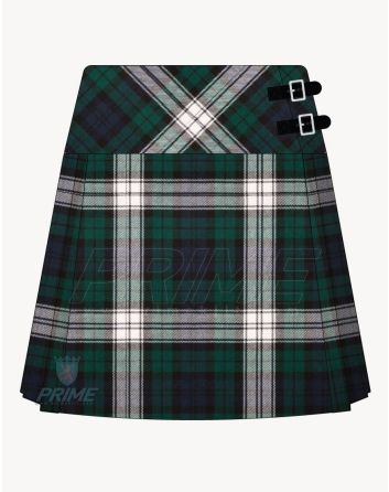 Black Watch Tartan Mini Skirt 