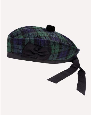 Black Watch Tartan Glengarry Hat