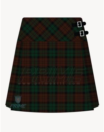 Brown Watch Tartan Kilt For Women