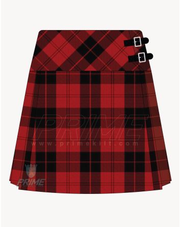 Campbell Red Tartan Kilt For Women