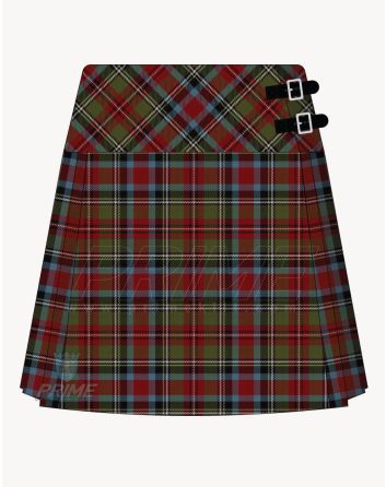 Carolina State Tartan Kilt For Women