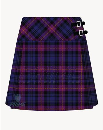 Clemson Tartan Kilt For Women