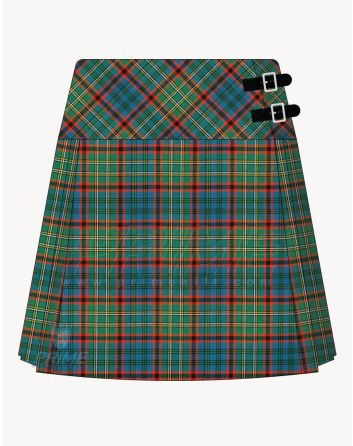 Cunningham Hunting Ancient Tartan Kilt For Women