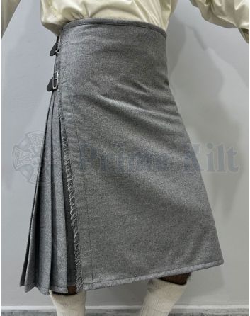 Grey Wool Kilt