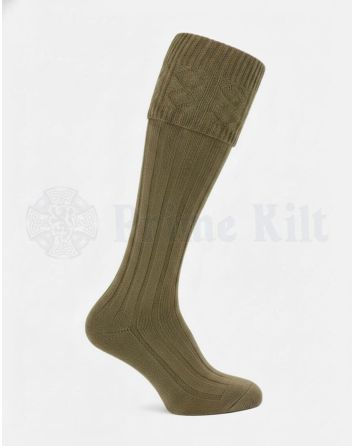 kilt socks khaki