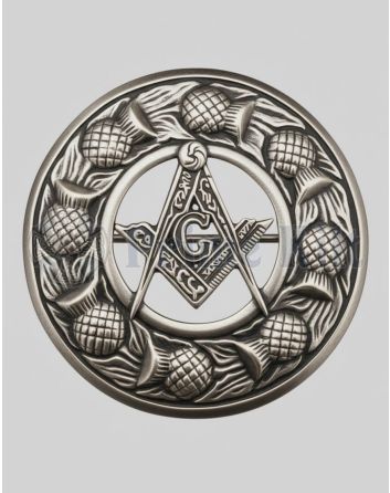 Kilt Plaid Brooch