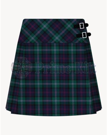 Macthomas Clan Tartan Kilt For Women
