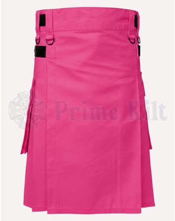 Mens Pink Kilt