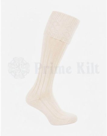 kilt socks off white