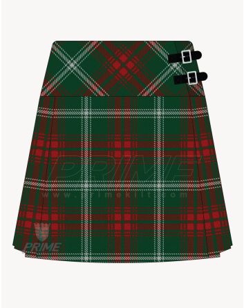 Prince Of Wales Tartan Kilt For Women