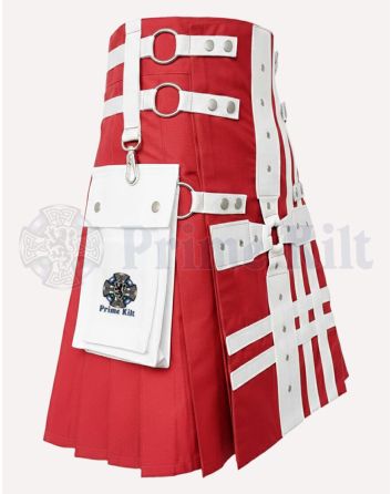 Red and White Kilt