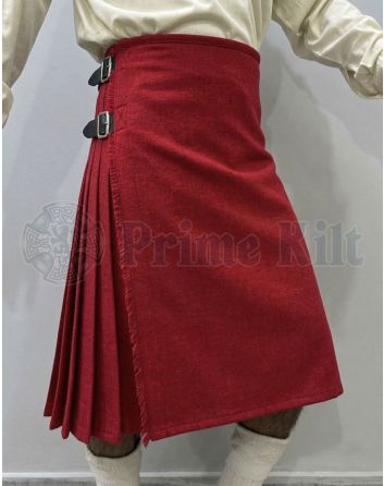 Red Wool Kilt