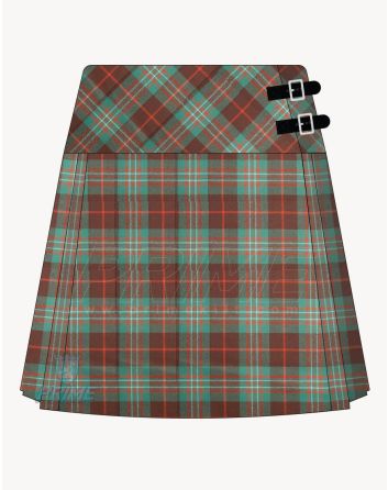 Scott Brown Tartan Kilt For Women