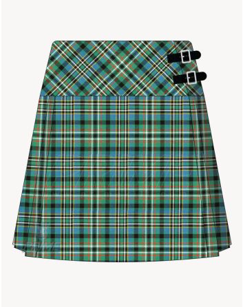 Scott Green Tartan Kilt For Women