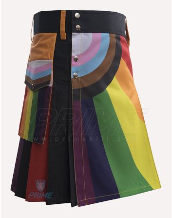 Special LGBTQ Flag Rainbow Kilt
